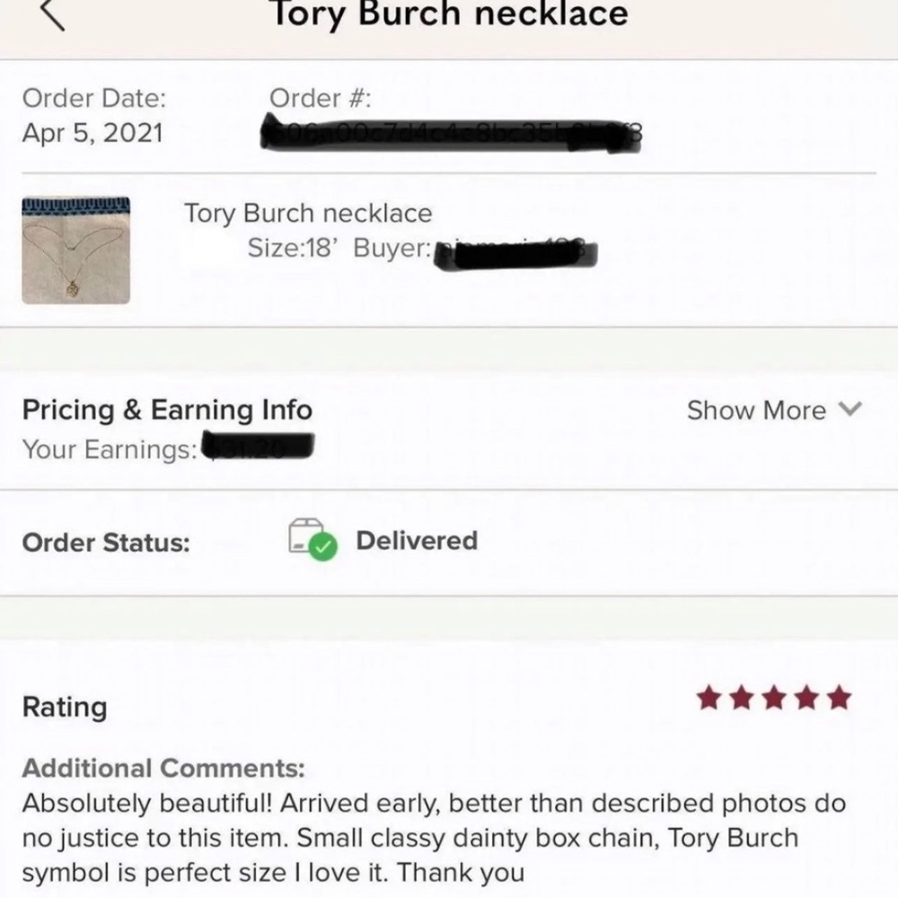 Tory Burch Necklace - Picture 2 of 4